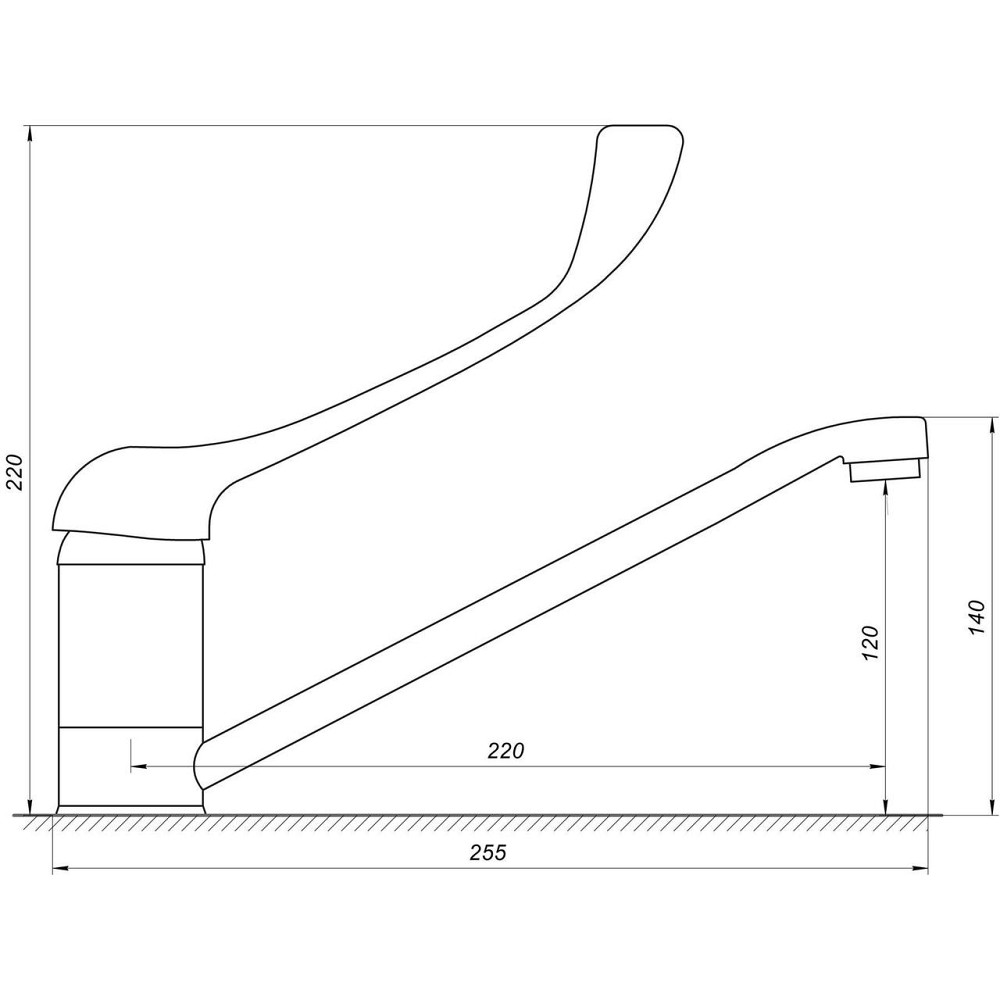 Змішувач для кухні TOPAZ CLINIC TCL-15033 (000021460) Київ - фото 5