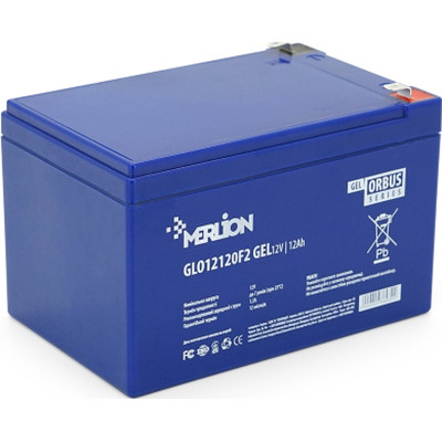 Батарея до ДБЖ Merlion GLO 12V 12Ah GEL (GLO12120F2 GEL) Вінниця - фото 1