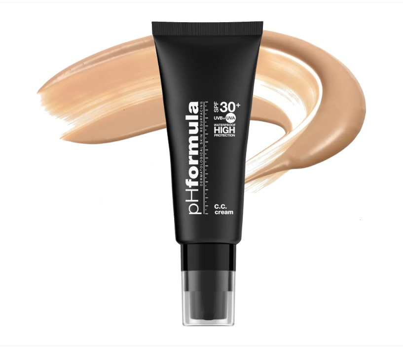 Крем-корректор C.C. cream  (light-medium) SPF 30+ (светло-середний тон) pHformula 50 мл Днепр - изображение 1