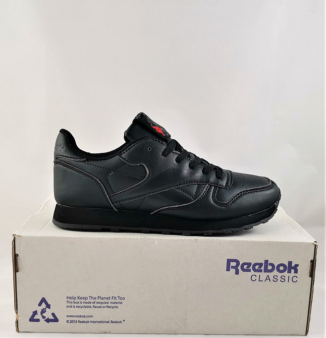 Кроссовки Reebok Classic Черные Рибок Мужские (размеры: 45) Видео Обзор Днепр - изображение 7