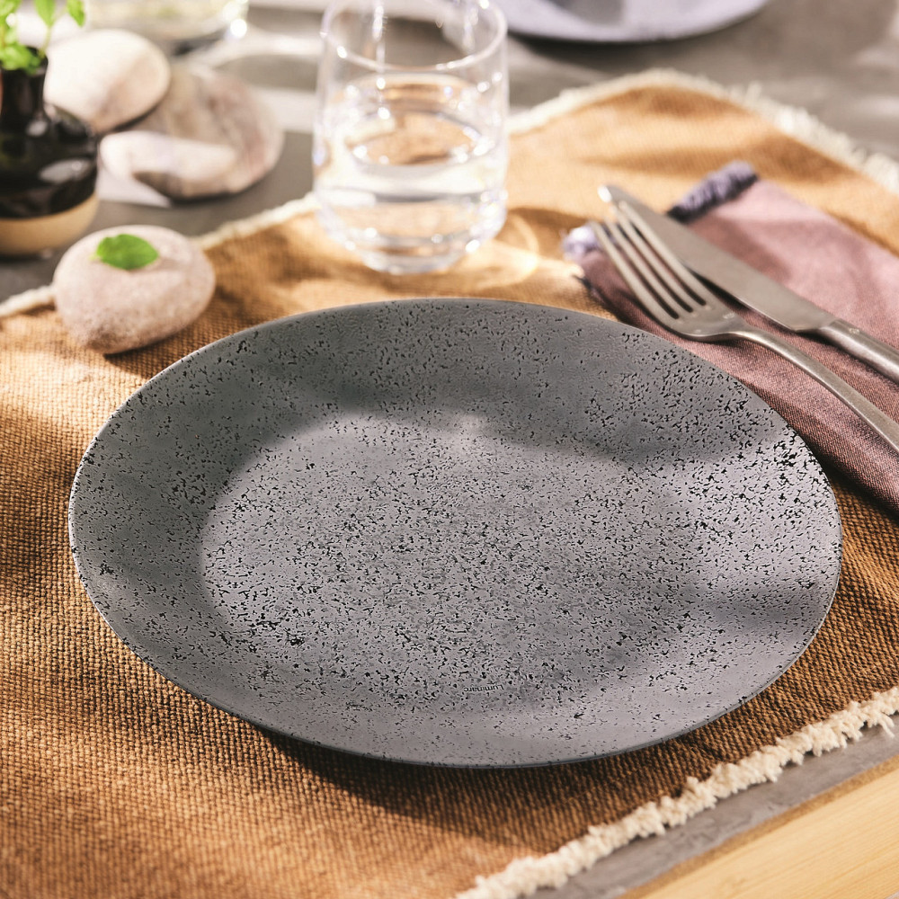 Тарілка обідня Luminarc Slate Black, 25 см (6788144) Київ - фото 9