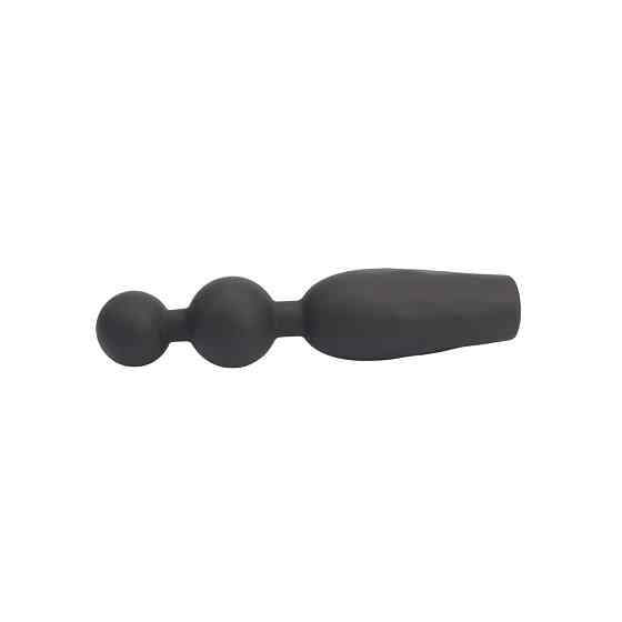 Анальная пробка CHISA Black Mont Vibrating Booty Beads с вибрирующими бусинами Sex Aura Киев