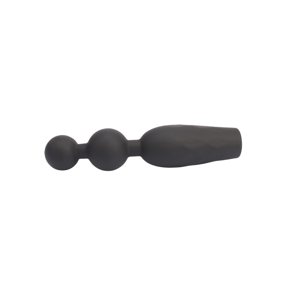Анальная пробка CHISA Black Mont Vibrating Booty Beads с вибрирующими бусинами Sex Aura Киев - изображение 6