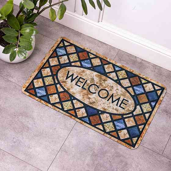 Килимок придверний Framed Welcome 38*58 см діатомітовий HP-42-40 Коломия