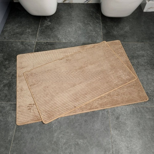 Килим універсальний для підлоги ТМ Dariana Фібра 60*90см коричневий Житомир - фото 2