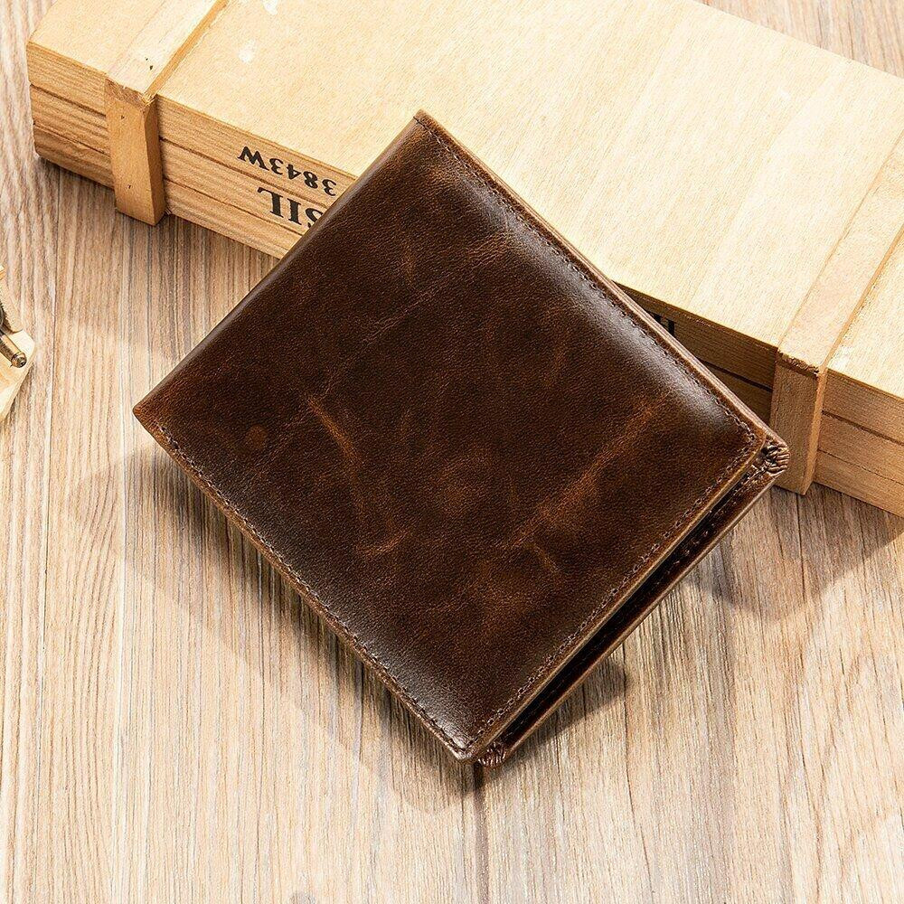 Портмоне шкіряне компактне 20240 Vintage Коричневе Київ - фото 7