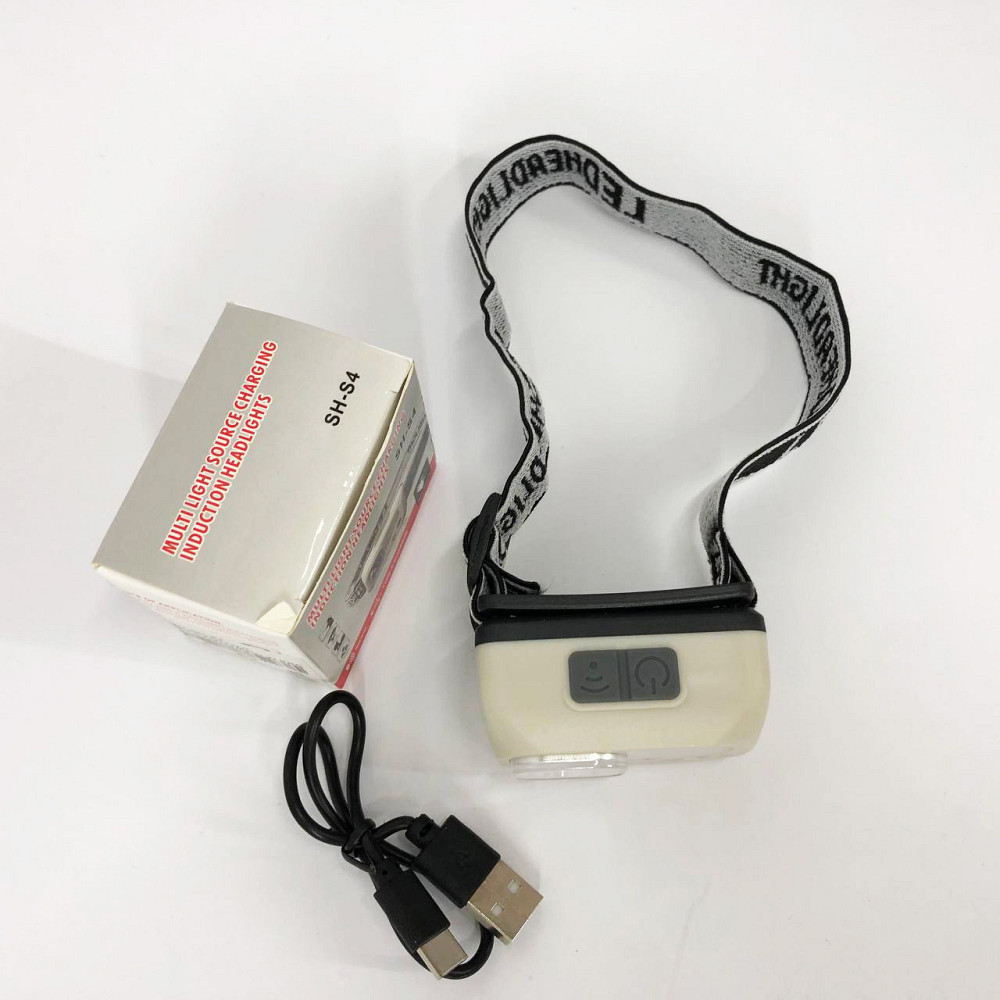 Яркий светодиодный мощный фонарь SH-S4-XPE+3SMD, Фонарик налобник, Фонарик на голову диодный NJ-69 Львов - изображение 7