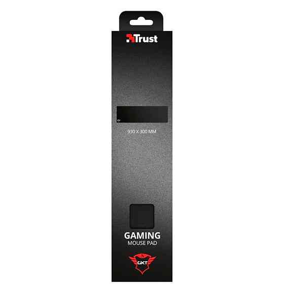 Ігровий килимок для миші та клавіатури Trust Gaming GXT 758 XXL, 930x300 мм, нековзка основа, чорний Київ