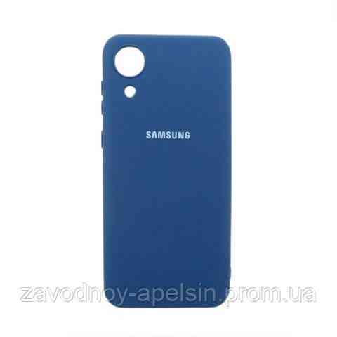 Samsung A03 Core A032 Чохол силіконовий Silicone Cover (синій) Одеса
