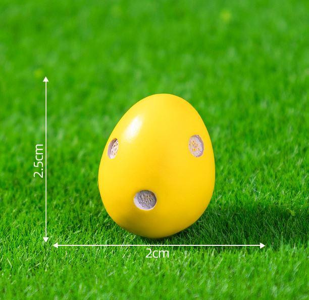 Фигурки Крашенки 2.5 х 2 см для мини-сада, флорариума, поделок Желтый Одесса - изображение 1