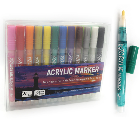 Набір акрилових маркерів 24 кол. "Josef Otten", MKB-043024-24 , шт Київ - фото 1