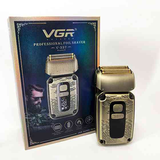 Портативне гоління VGR V-337, Машинка для гоління тример, Машинки для стрижки AI-417 бороди професійні Київ