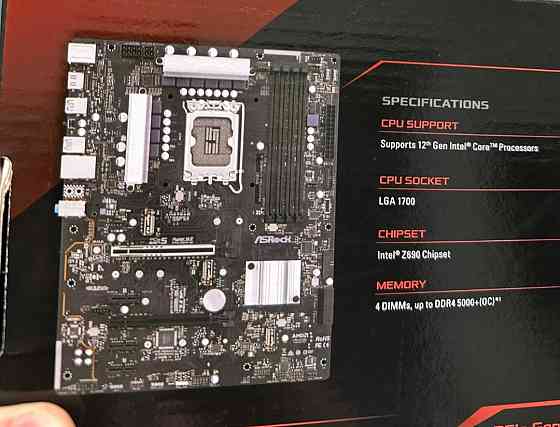 Материнская Плата Z690 Phantom Gaming 4 LGA1700 Киев