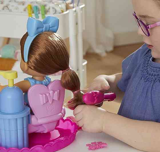 Лялька Бебі Аліве салон краси Baby Alive Sudsy Styling Brown Hair. Киев