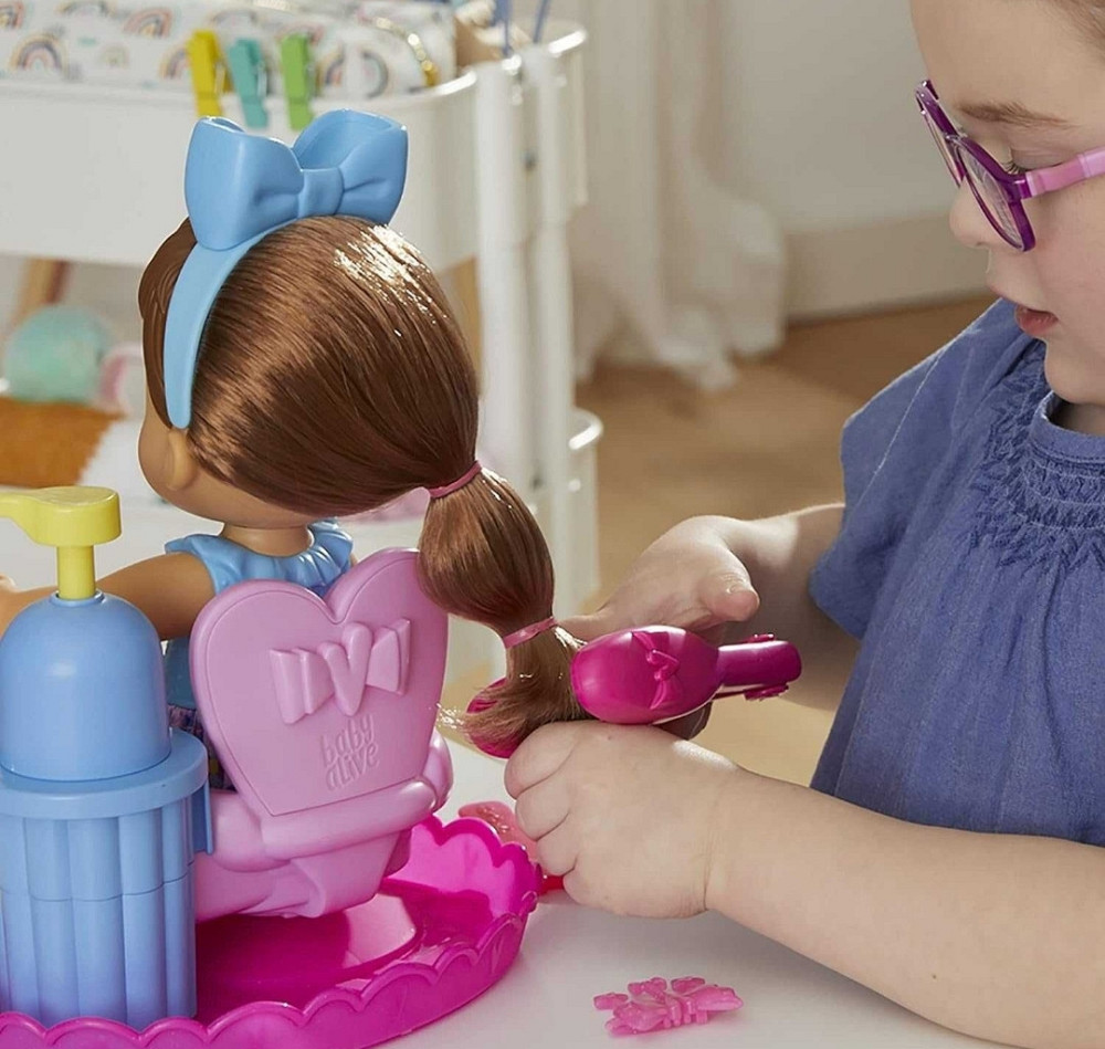Лялька Бебі Аліве салон краси Baby Alive Sudsy Styling Brown Hair. Киев - изображение 5