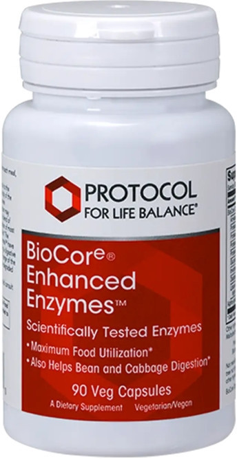 Травні ферменти Protocol for Life Balance BioCore&reg Enhanced Enzymes&trade 90 капс Київ - фото 1