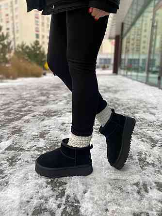 Stilli Угги жіночі STILLI 250-1 чорні (зима, замша натуральна) (6144) Коломия