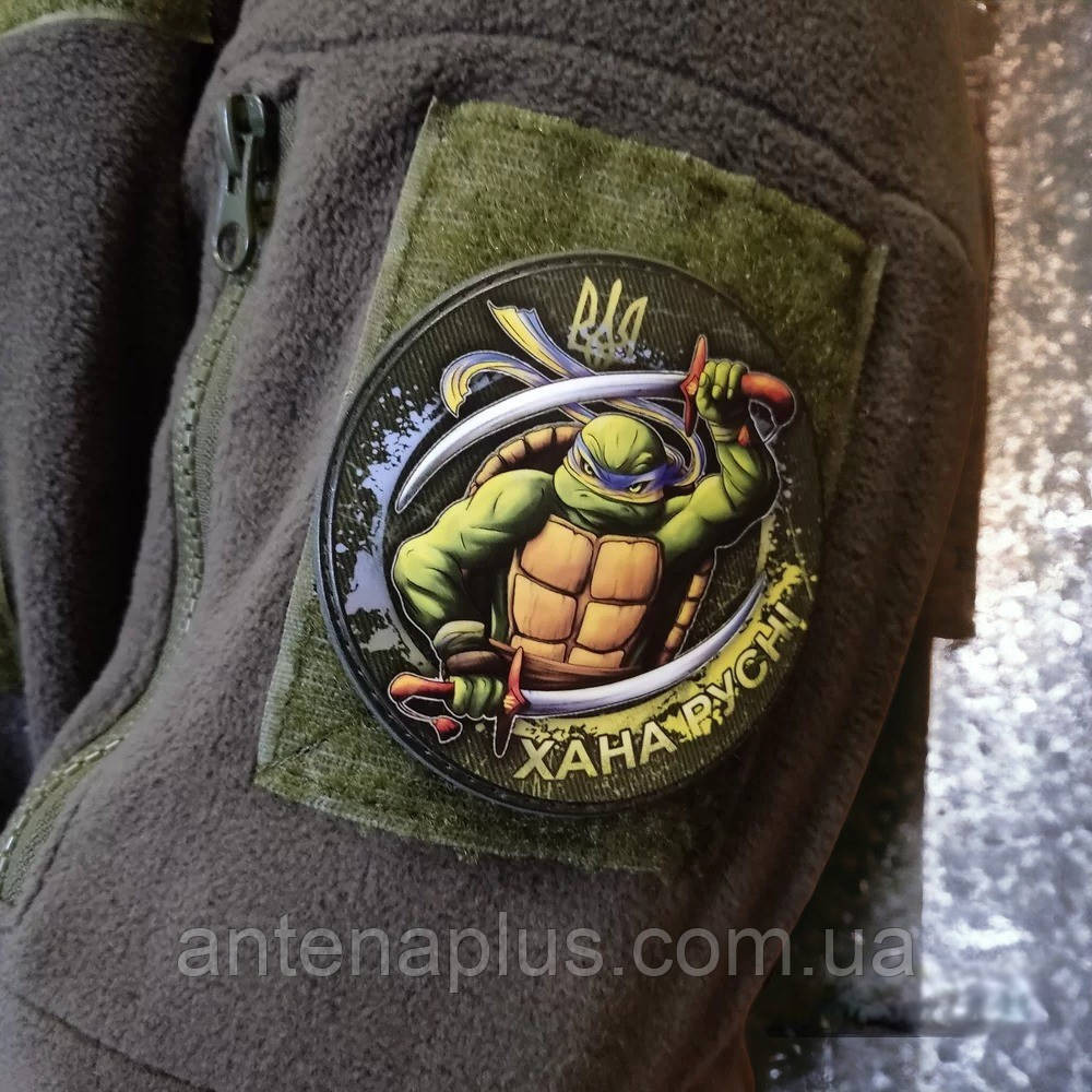 Черепашки ніндзя Хана русні шеврон / патч Київ - фото 3