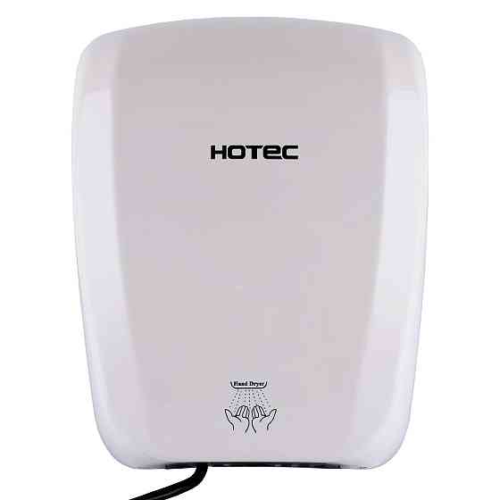 Сушилка для рук HOTEC 11.231 ABS White сенсорная, корпус пластик белый (220В ,1800Вт) Киев