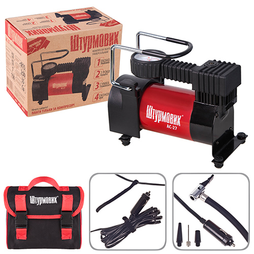 Компрессор Штурмовик AC-27 100psi/12Amp/35л/прикур. Винница - изображение 1