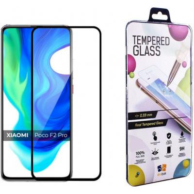 Стекло защитное Drobak Poco F2 Pro Full Cover Full Glue (Black) (222222) (222222) Винница - изображение 1