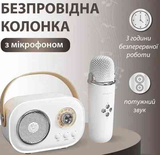 Колонка з мікрофоном PlatinumC-20 BT/TF/USB/FM Киев