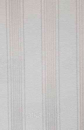 Шпалери вінілові на флізеліні AdaWall Seyyah 1.06х10 смуги широкі структурні молочні сріблясті Київ