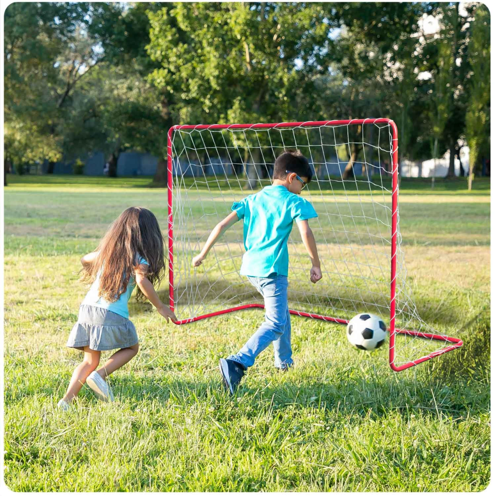 Врата футбольные Neo-Sport 183 x 122 x 61 см, красно-белые 2 шт. Киев - изображение 8