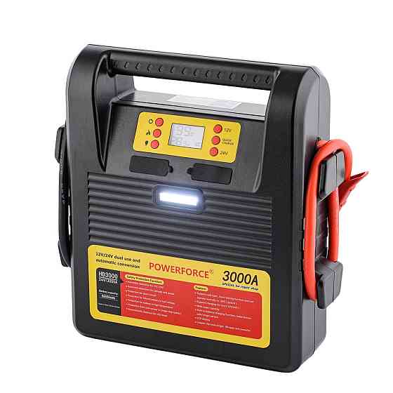 Пусковое устройство (Jump Starter) Powerforce HD3000 (12-24 Вольт, 3000А, 68000 mAh) Дніпро