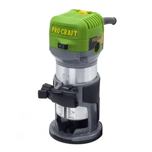 Фрезер ручний Procraft для столярних робіт з трьома базами деревообробний фрезерний інструмент цанги 6/8/10 мм 33000 об / хв Львів