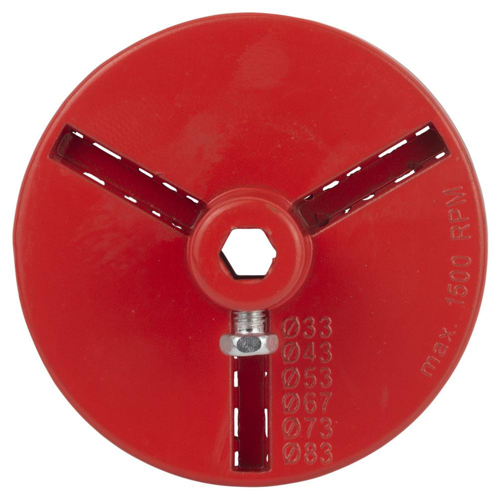 Коронки кольцевые с вольфрамовым напылением Ø33, 53, 67, 73, 83 мм + основание со сверлом (кейс) SIGMA (1512081) Киев - изображение 5