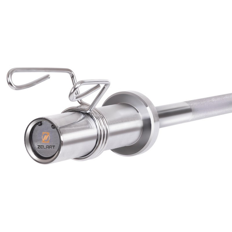 Гриф олимпийский Zelart 1.2 м с диаметром 50 мм хват 28 мм Киев - изображение 3