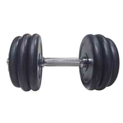 Гантель HSF з гумовим покриттям MD2502 - 15 кг (К00024979) Вінниця