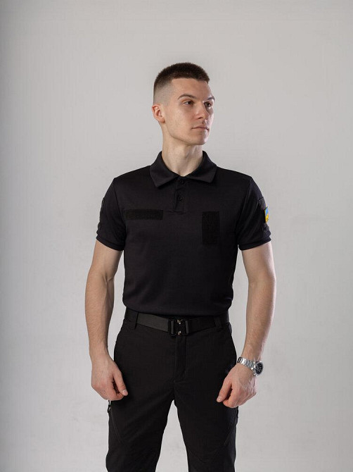 Мілітарі футболка кулмакс чорна чоловіча Pobedov Recon Київ - фото 3