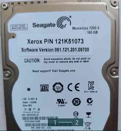 Жёсткий Диск: Seagate Xerox 121k51073. Киев