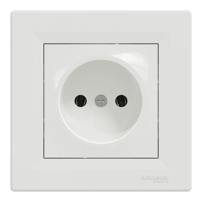 Розетка Schneider Electric ASFORA без заземлення біла (EPH3000121) Вінниця - фото 1