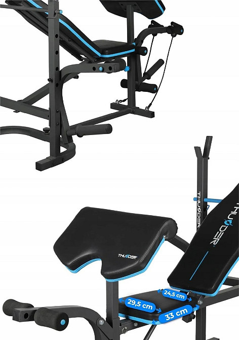Багатофункціональна тренажерна лава VIGOR-B THUNDER Київ - фото 4