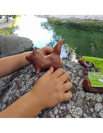 Глина гончарна натуральна Sio - 2 червона 5кг. (20160001) Іспанія Киев