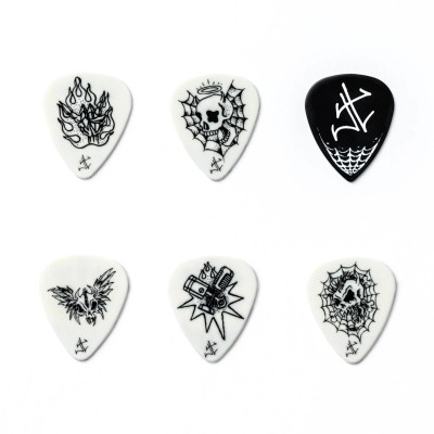 Медіатор Jim Dunlop James Hetfield Signature Pick Tin 6 шт. (JPH01T088) Вінниця - фото 2