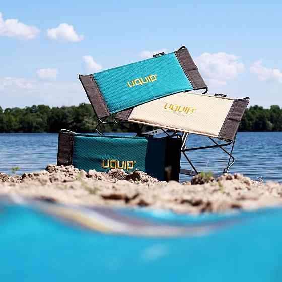 Стульчик розкладной Uquip Fancy Sand/Grey (244041) Вінниця