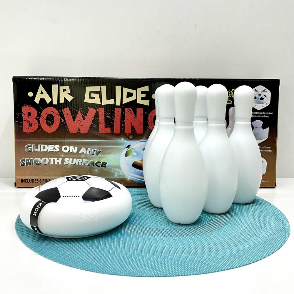 Ігровий набір для боулінгу кеглі 6шт аером'яч (MR 1214) Чернигов - изображение 1