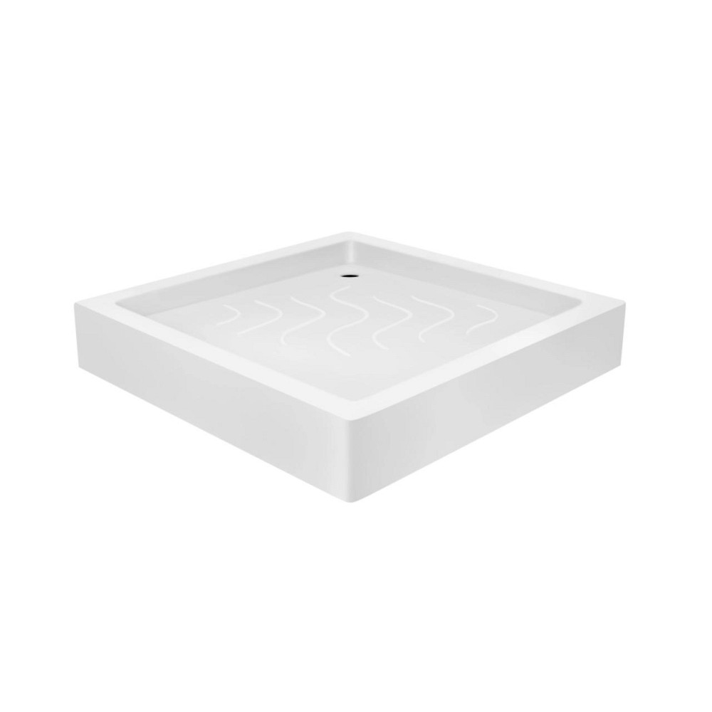 Набір Lidz душова кабіна Wawel SC90x90.SAT.LOW.FR, скло Frost 4 мм + піддон Mazur Київ - фото 8