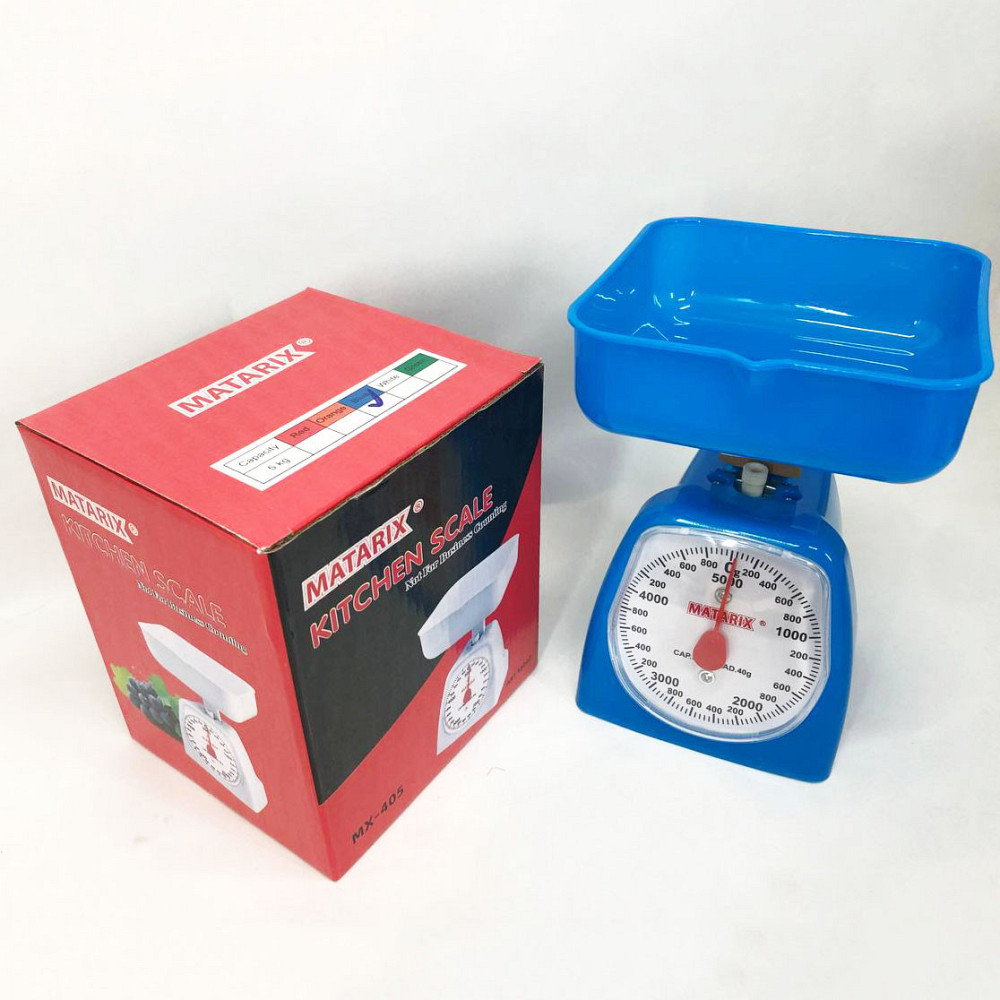 Кухонні ваги для харчових продуктів MATARIX MX-405 5 кг синие, Ваги кухонні для SK-260 маленької ваги Київ - фото 9