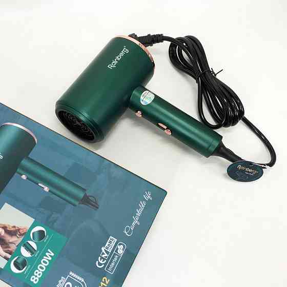 Фен практичний Rainberg, Фен для волосся професійний 2 швидкості для дому та подорожей YP-41 Івано-Франківськ