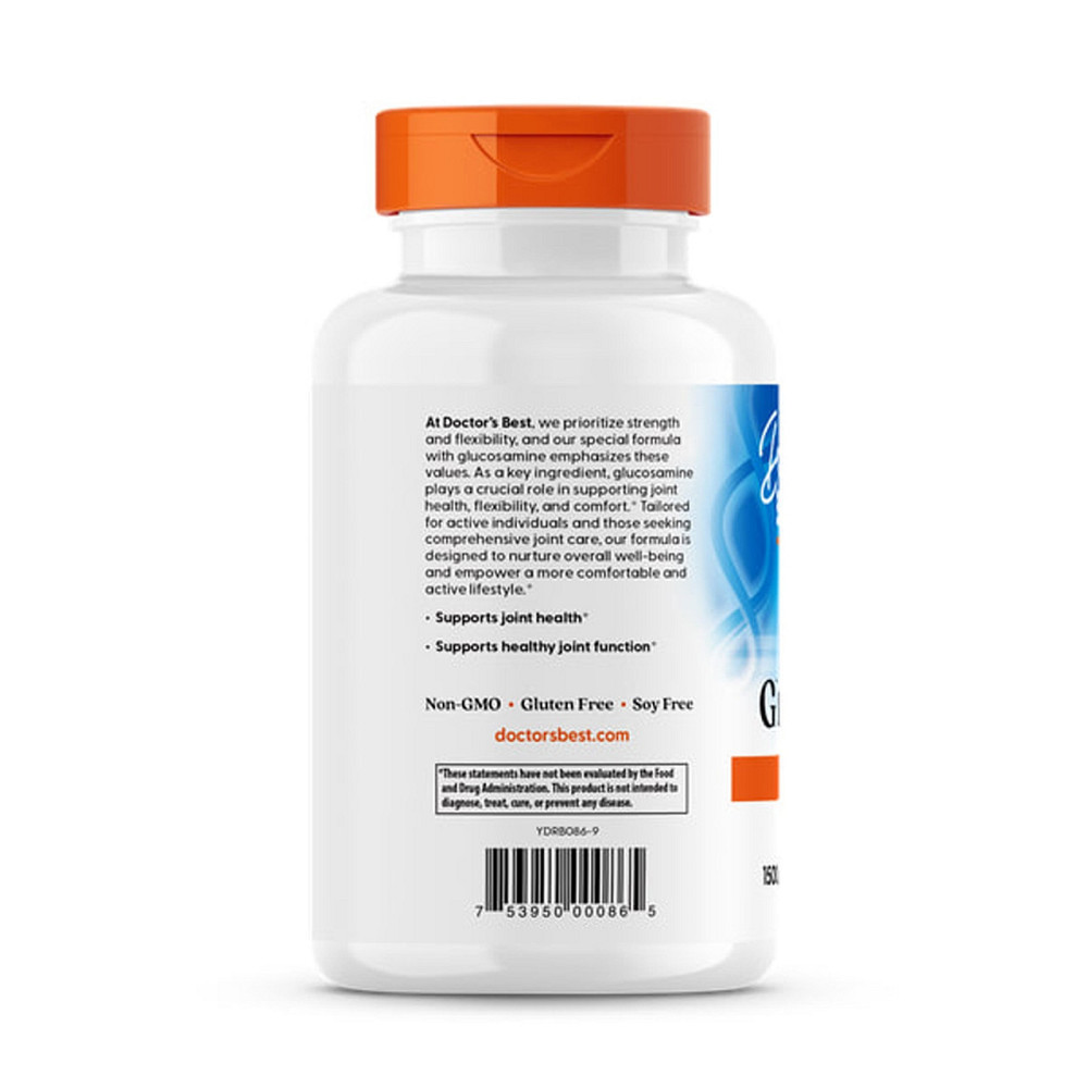 Глюкозамин сульфат для суставов Doctor's Best  Glucosamine Sulfate 750 мг 180 капс Киев - изображение 3