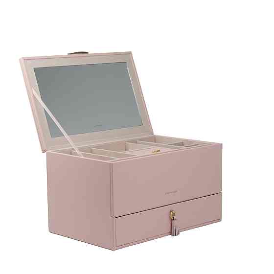 Скринька для коштовностей Friedrich Lederwaren Aurora натуральна шкіра Рожевий Київ