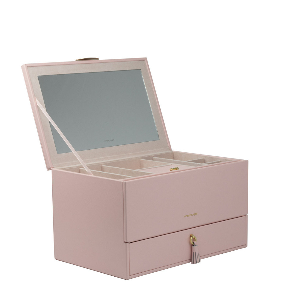 Скринька для коштовностей Friedrich Lederwaren Aurora натуральна шкіра Рожевий Київ - фото 3