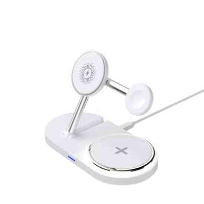 Зарядний пристрій Armorstandart Wireless Charging H101 3 in 1 Magnetic White (ARM78102) Вінниця