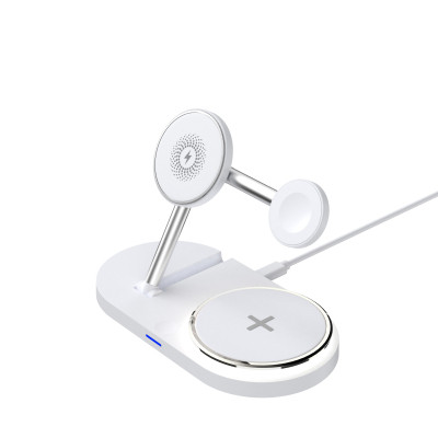 Зарядний пристрій Armorstandart Wireless Charging H101 3 in 1 Magnetic White (ARM78102) Вінниця - фото 1