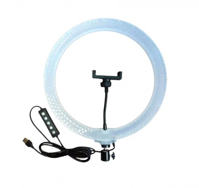 Кольцевая лампа 3-D 26 см RGB цветная двухсторонняя Селфи кольцо Киев - изображение 6
